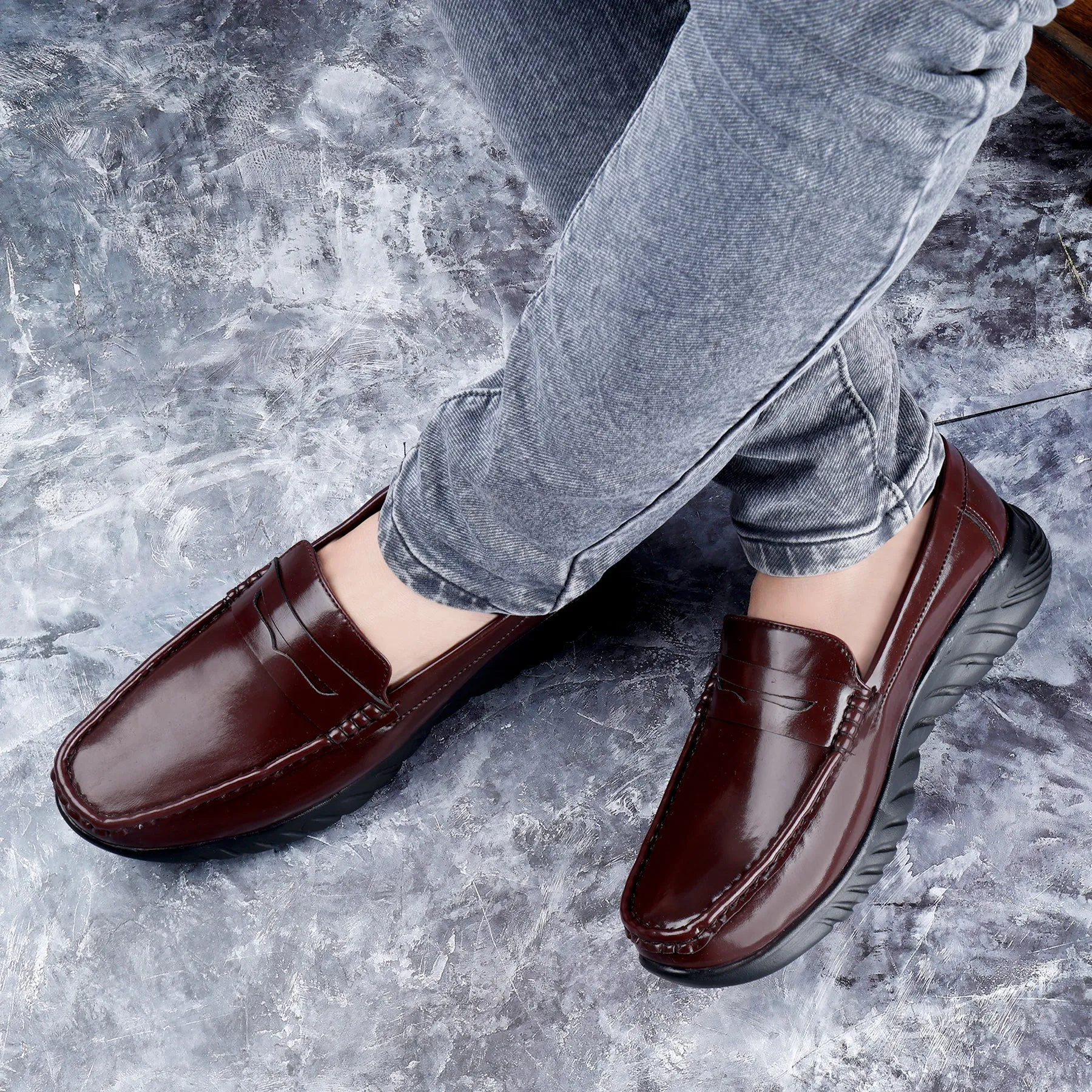 Men's Casual Slip-On Loafers And Outdoor Shoes