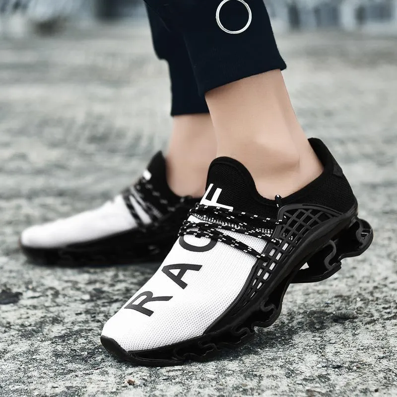 Men's Fashion Lace-up Flat Athletic Sneakers