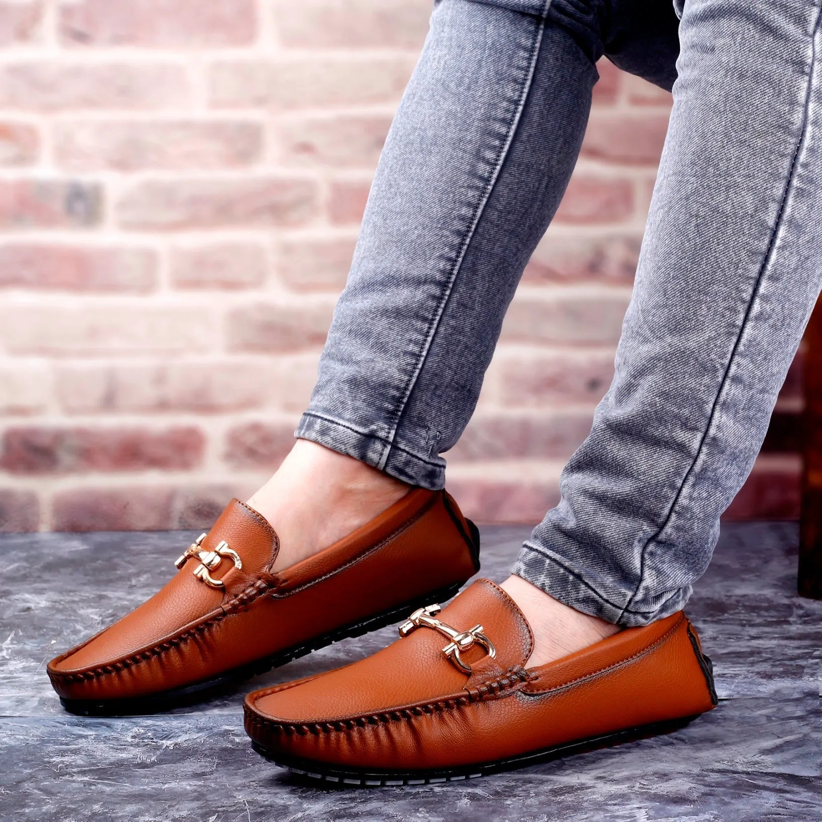 Men's Faux Leather Premium Loafer Shoes