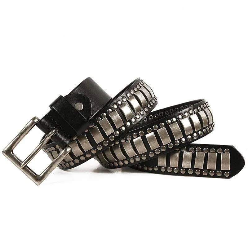 Men's Gothic Multi-rivets Belts