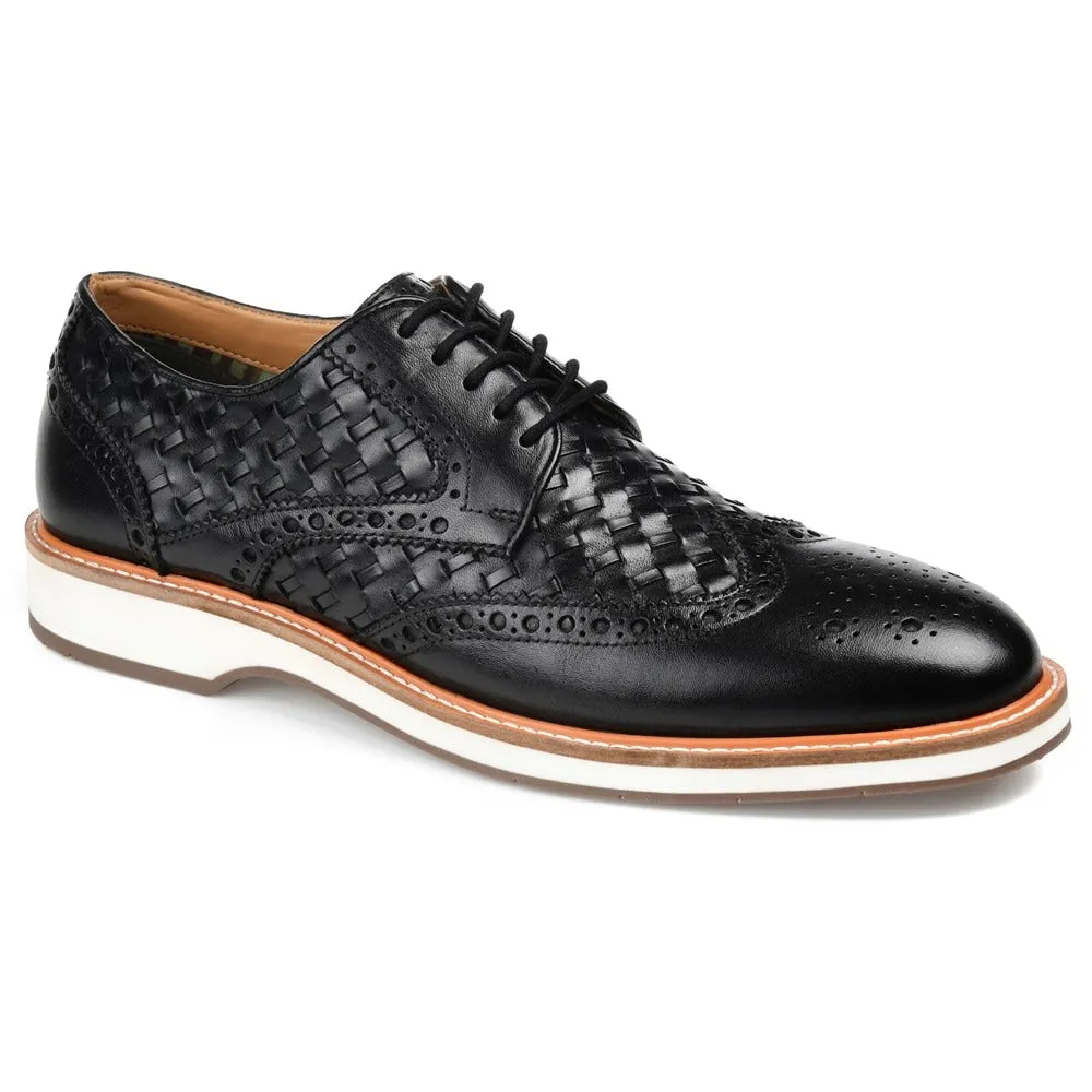 Men's Radcliff Wide Wing Tip Thomas & Vine Oxford Shoes, Black