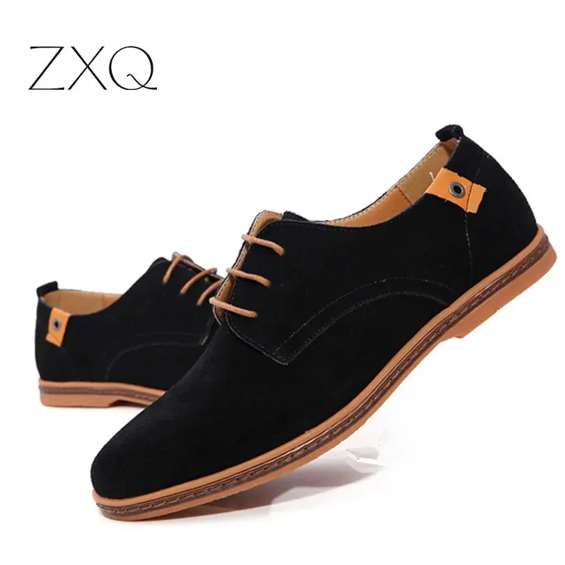 Men's Suede Oxford Shoes