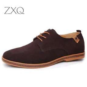 Men's Suede Oxford Shoes