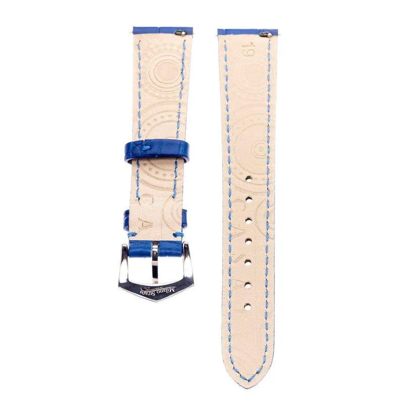 Millenium Light Blue Alligator Watch Strap