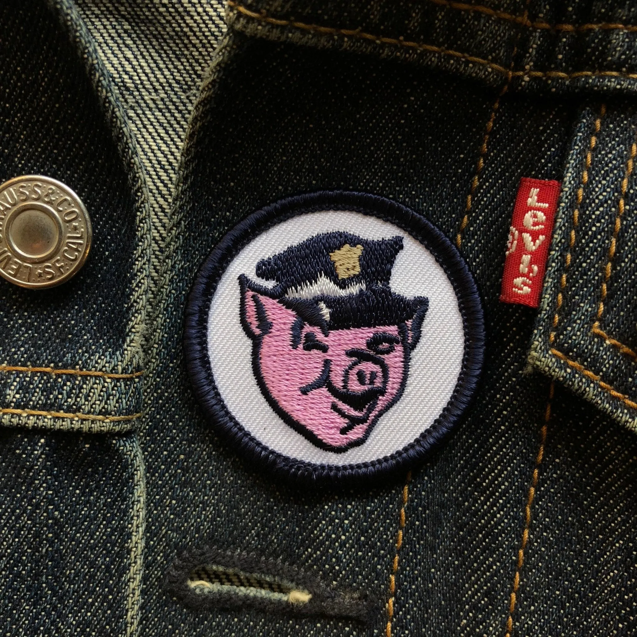 Officer Porky - Mini Patch