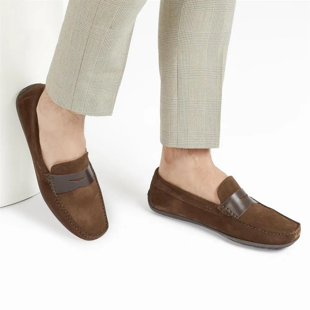 Pierson Suede Leather Loafers - PIERSON / 320 159