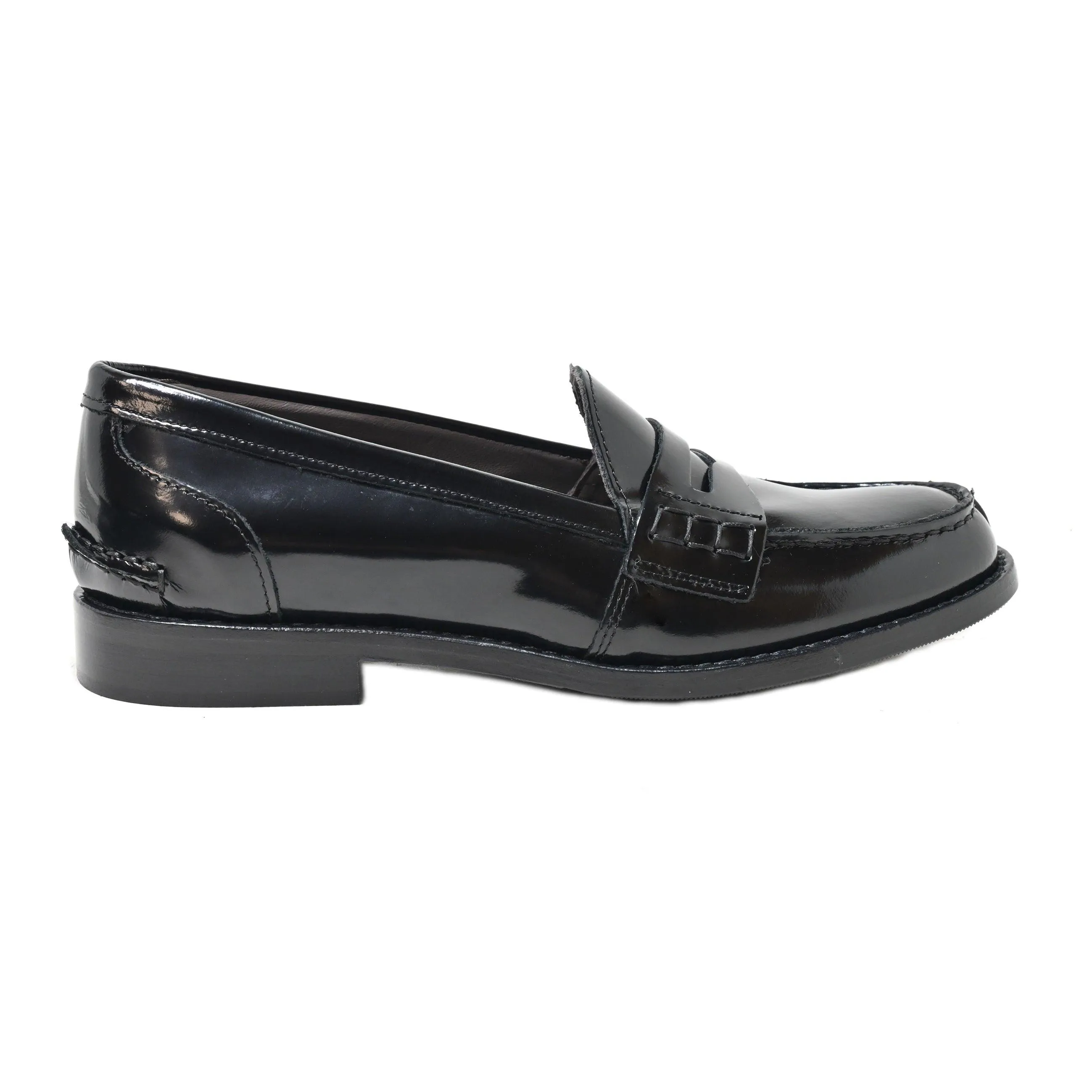 PRA 200 - British College Shoes LOW BRUSHED BLACK