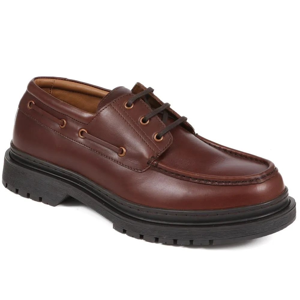 Raymond Leather Boat Shoe - RAYMOND / 324 397