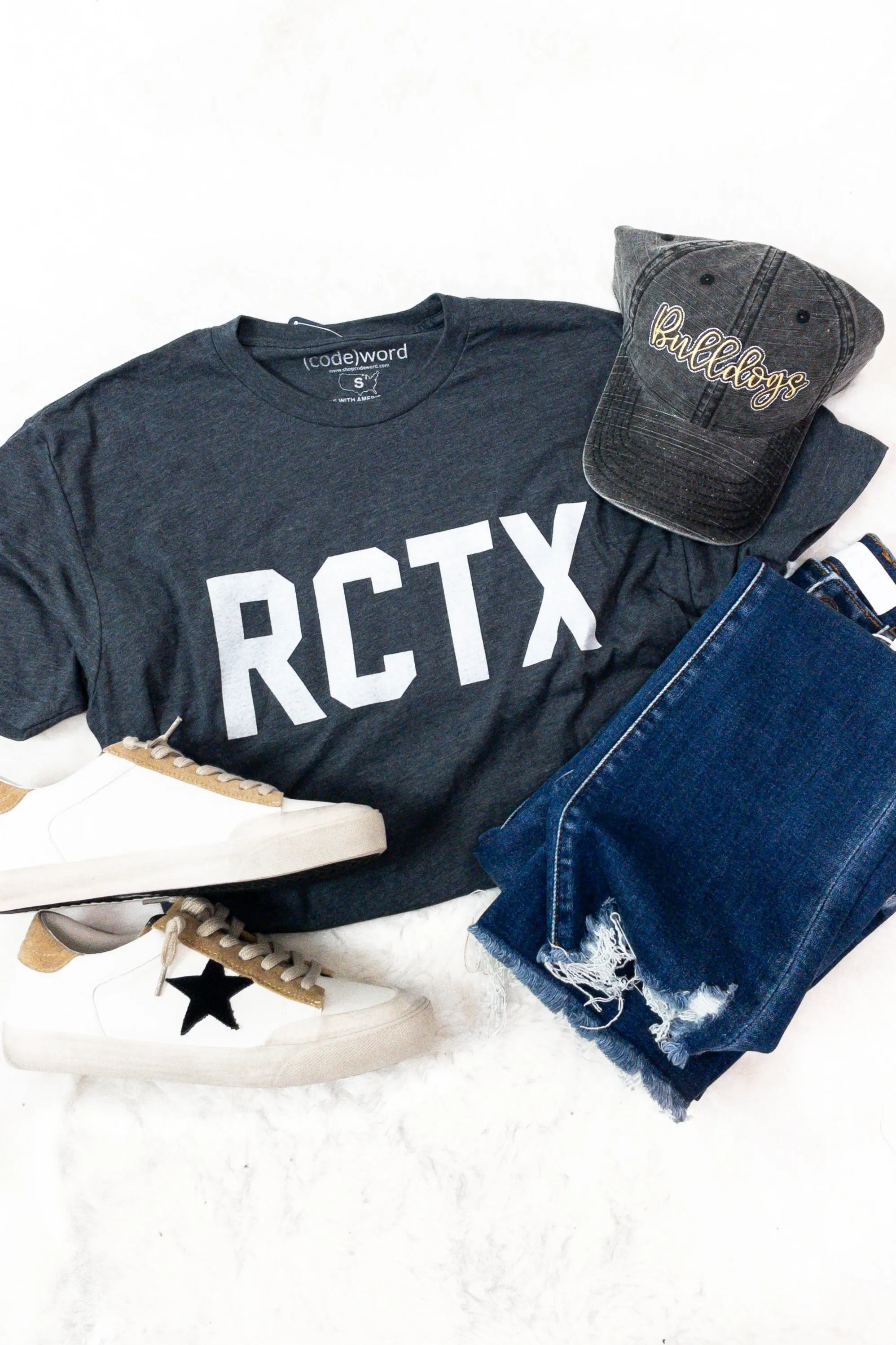 RCTX Hometown Tee - Heather Charcoal