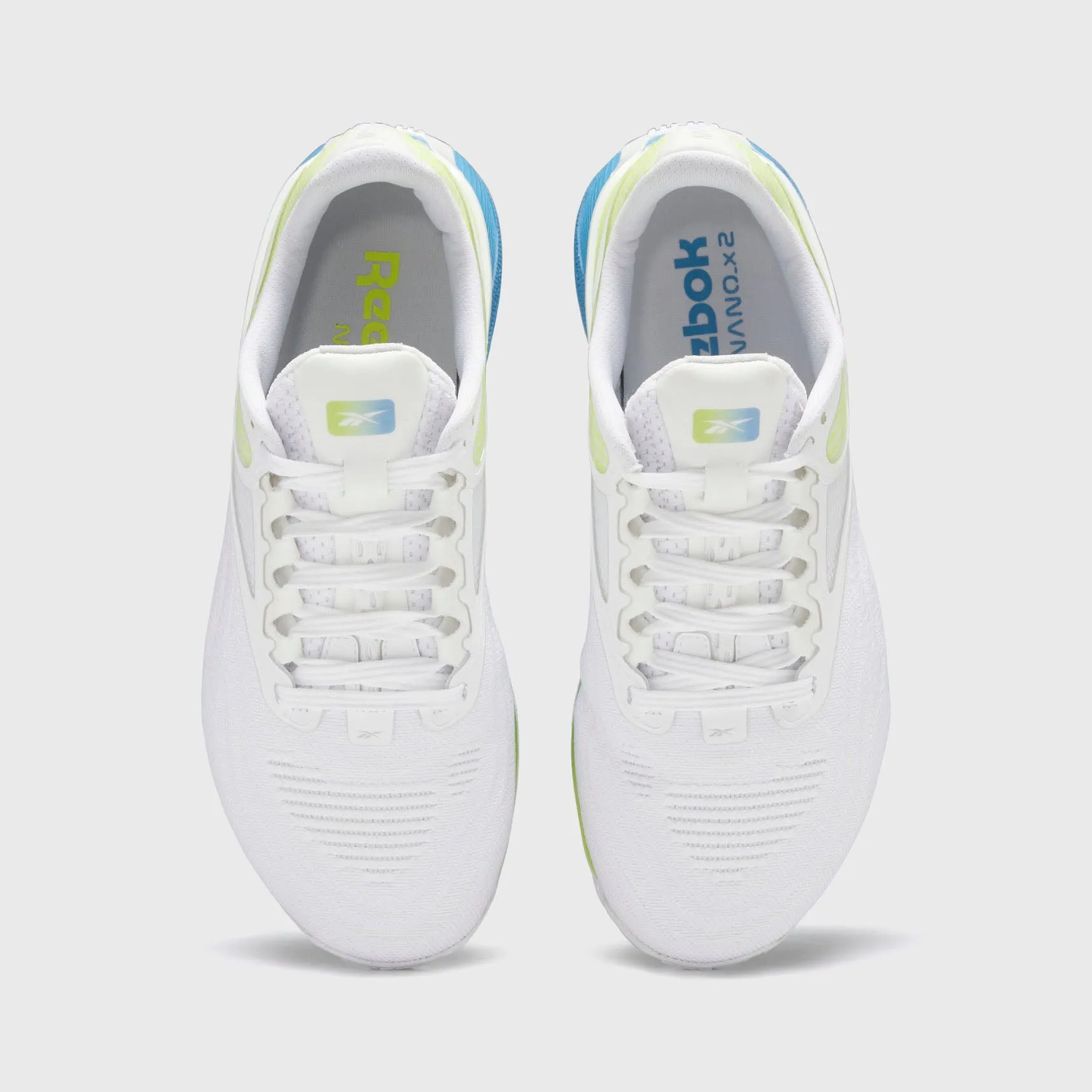 Reebok - Nano X2 - Women's - FTWR WHITE/ESSENTIAL BLUE/ACID YELLOW