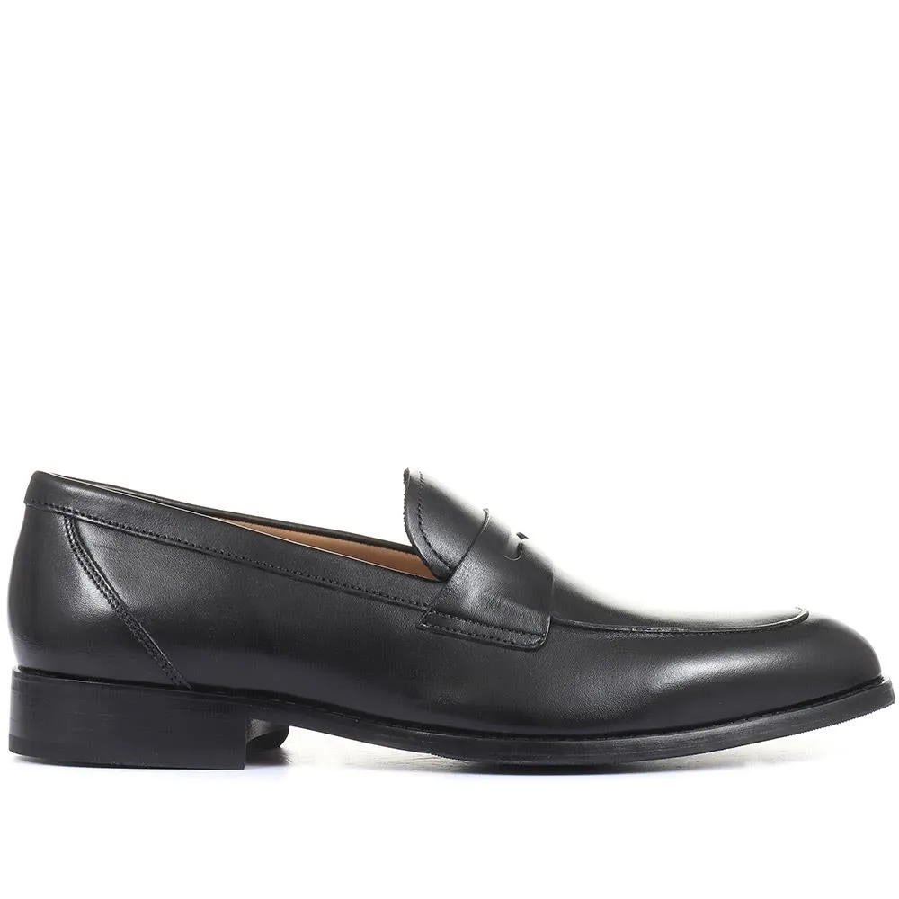 Russell Leather Penny Loafers - RUSSELL / 320 483