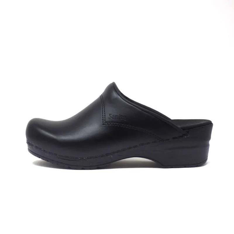 SAN-FLEX Black Work Clog  - Sanita