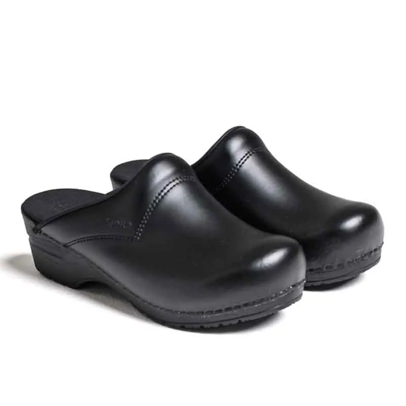 SAN-FLEX Black Work Clog  - Sanita