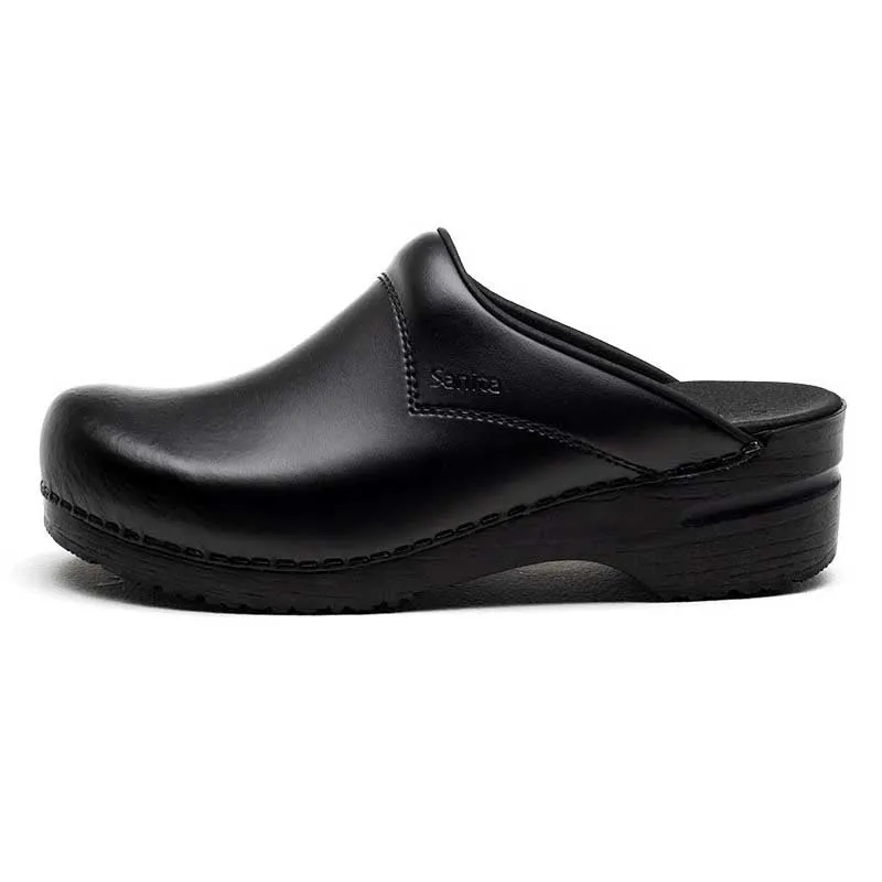 SAN-FLEX Black Work Clog  - Sanita