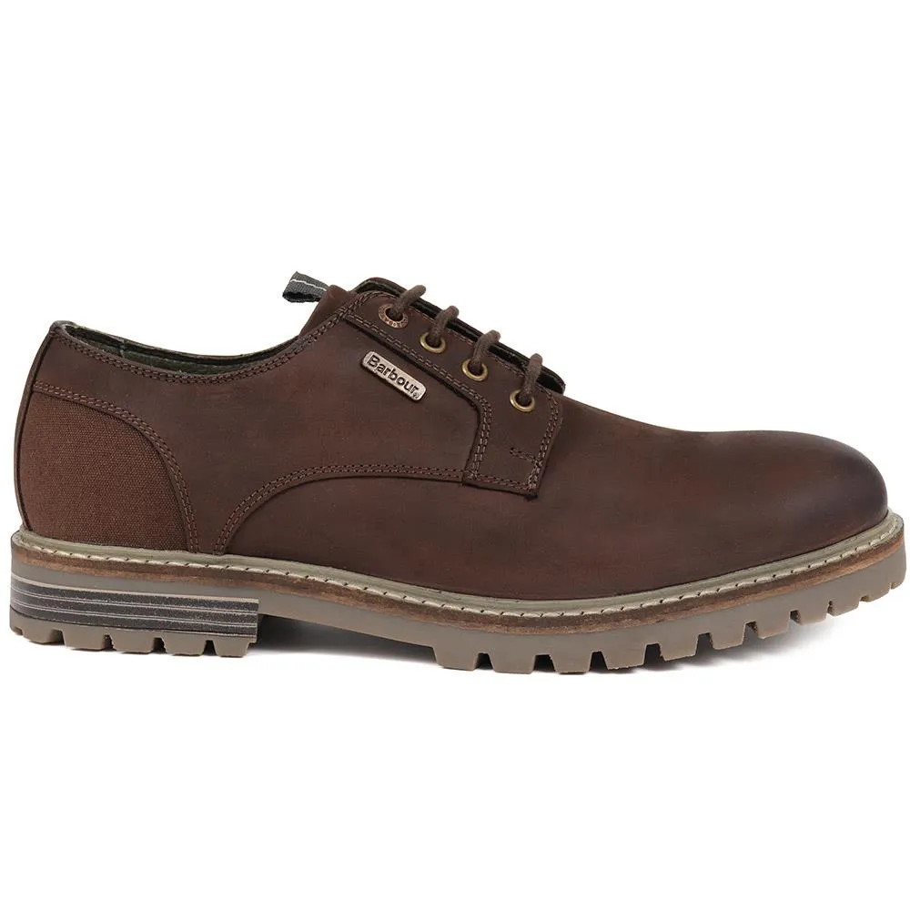 Sandstone Leather Lace-Up Shoes - BARBR38503 / 324 445