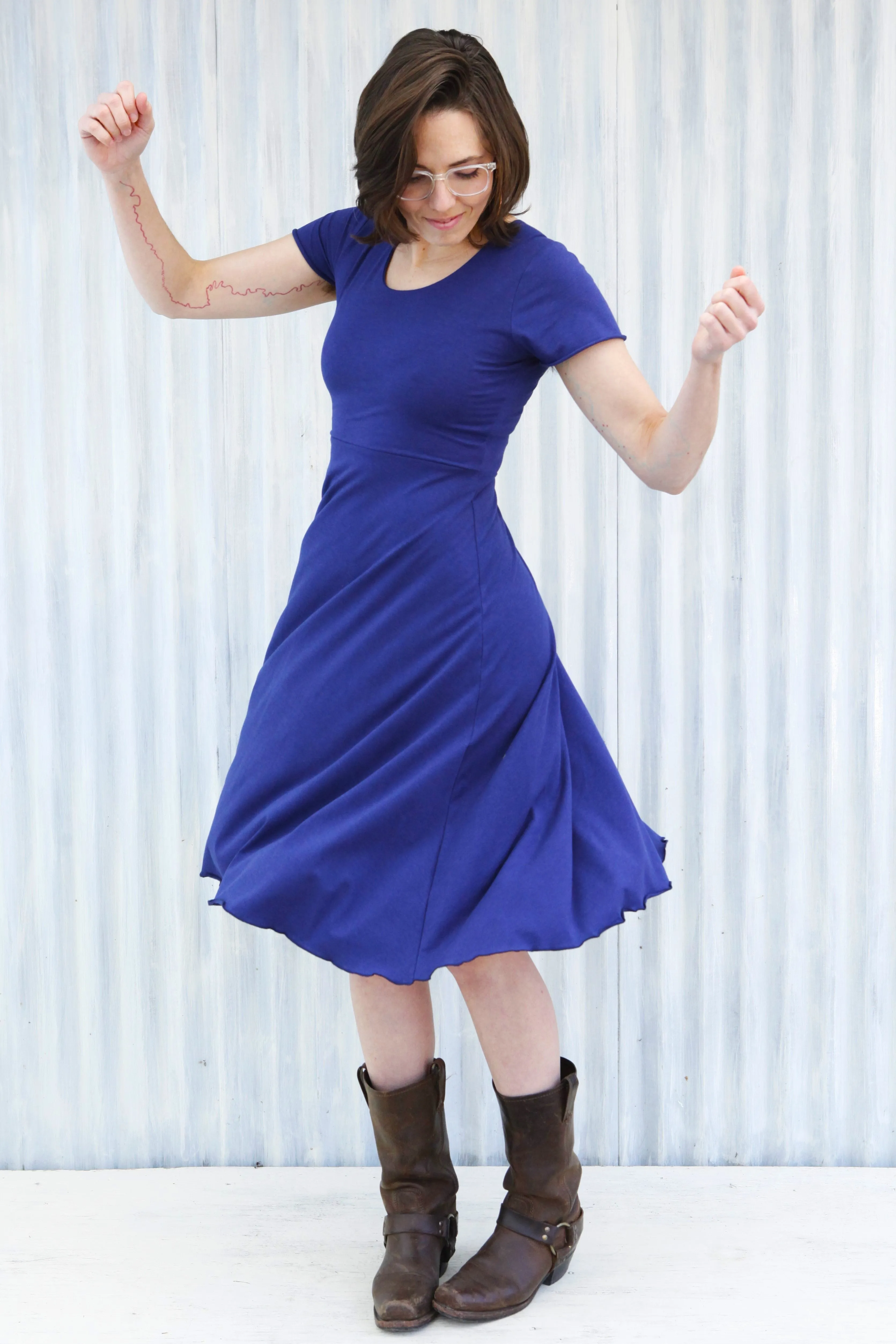 Sapphire Charlotte Dress