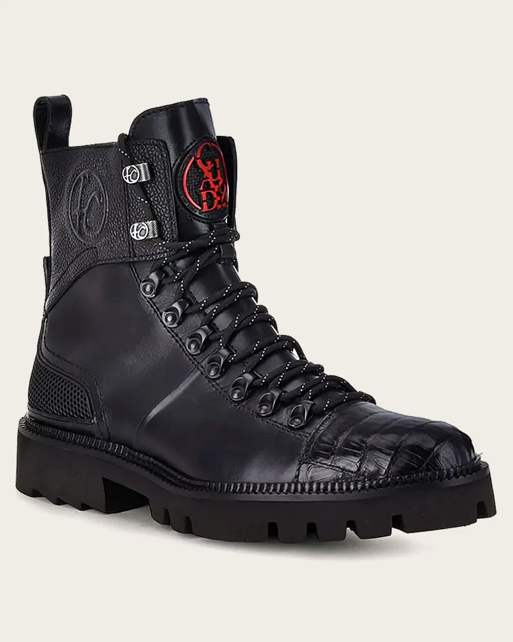 Urban weightless black exotic boot