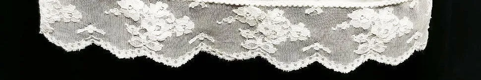 *VINTAGE '60s ARISTOCRAFT BY SUPERIOR SLIP DRIPPING WITH LACE AND SATIN BOW APPLIQUE