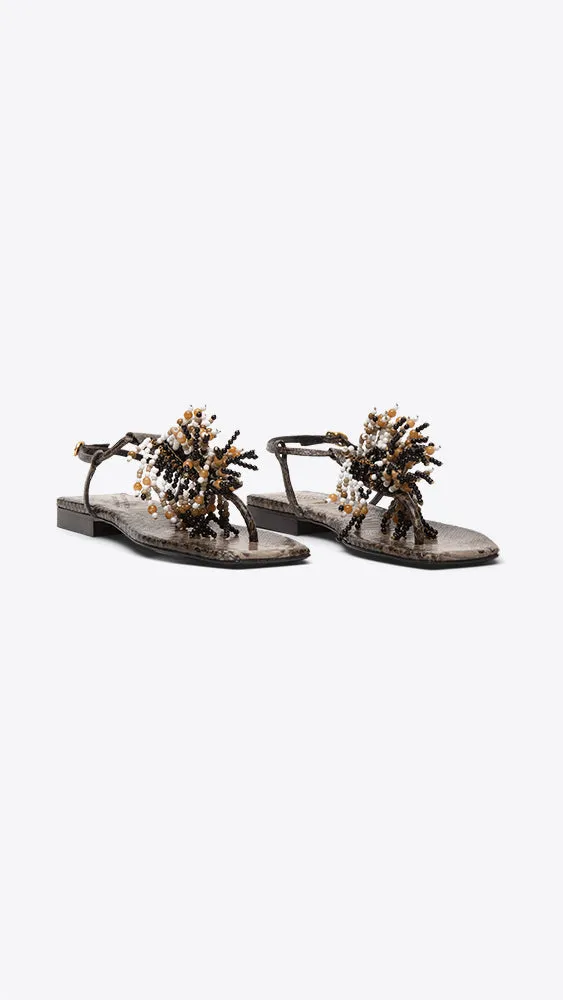 Wilding Beaded Sandal