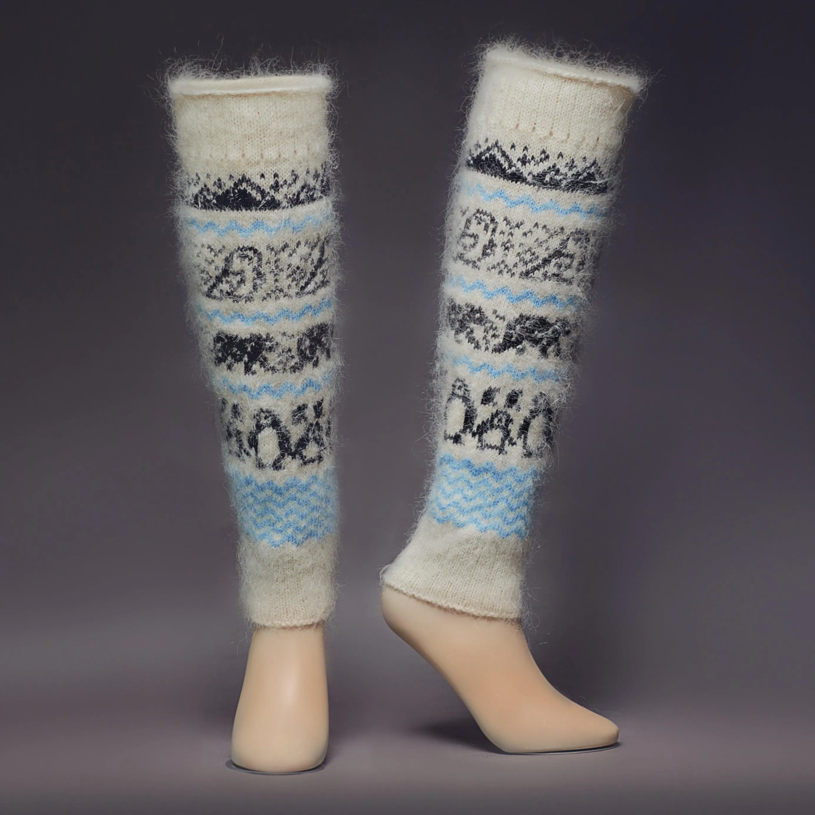 Women's Arctic Friends Goat Wool Leg Warmers